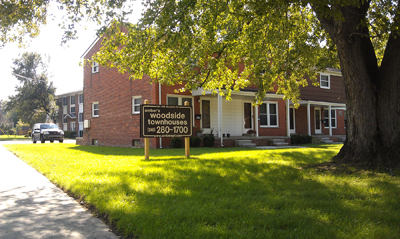 Outside amber's Woodside Townhouses - Click to Enlarge